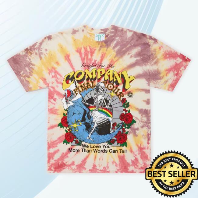 Trending Grateful For The Company Hoodie Sweatshirt Tie-Dye