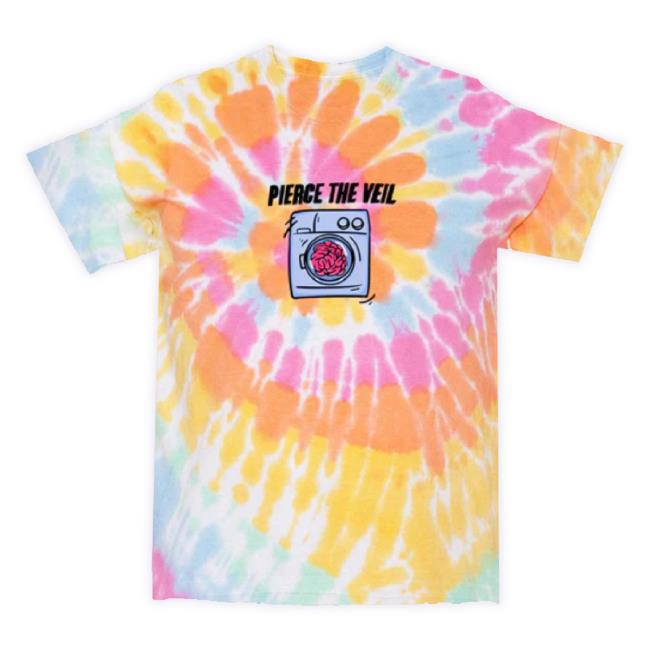 Official Ptv Merch Brainwash Tie Dye T-Shirt