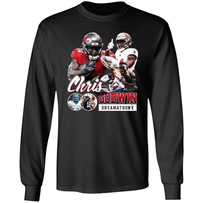 Mike Evans Wearing Chris Godwin Dreamathon Shirt Dreamathon Merch Mike Evans Wearing Chris Godwin Dreamathon Shirt Dreamathon Merch