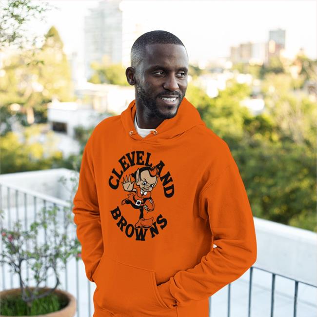 Homage Merch Moreforyoucleveland Cleveland Browns Brownie Stiff Arm Shirt Homage Cleveland Browns Brownie Stiff Arm T Shirts