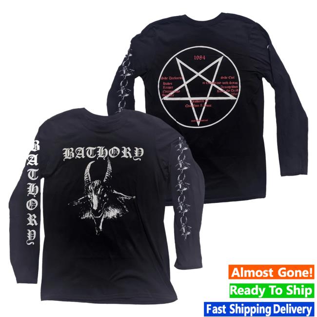 Official Night Shift Merch Indie Merch Store Bathory - Goat Long Sleeve Tee Nightshiftmerch Indiemerchstore