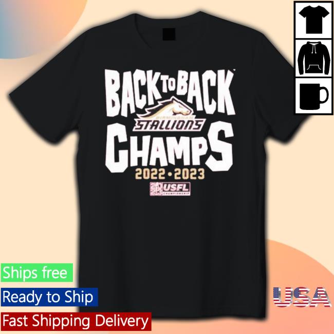 Birmingham Stallions Back-To-Back Champs shirt