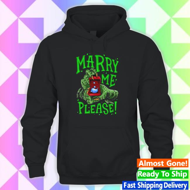 Water Monster In Love Marry Me Please Halloween 2023 Long Sleeve T Shirt