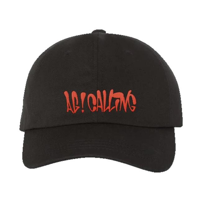 Atarashii Gakko Store Ag Calling Black Dad Twill Cap