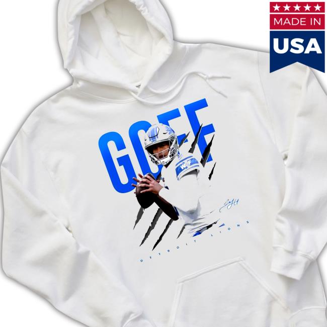 Jared Goff Detroit Lions Signature 2023 Tee Jared Goff Detroit Lions Signature 2023 Tee Shirt