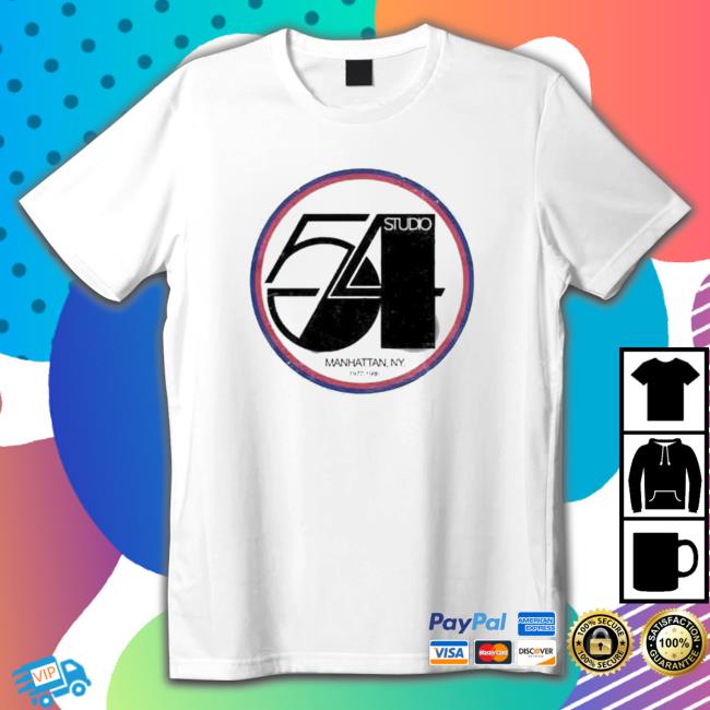 Top Studio 54 Manhattan Ny 1977 1966 Logo Shirts