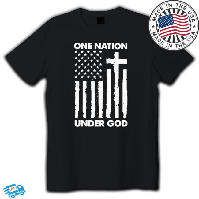 One Nation Under God American Flag T-shirt