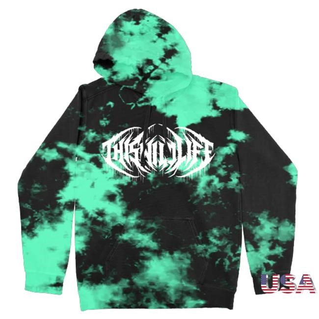 This Wild Life Band Merch Metal Logo Tie Dye Crewneck Sweatshirt