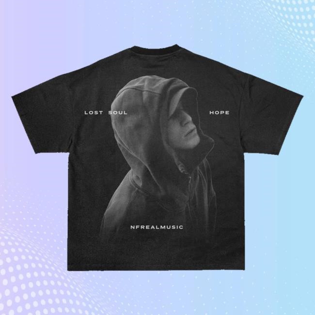 Nf Real Music Merch Vintage Black Lost Soul Image Ls Tee