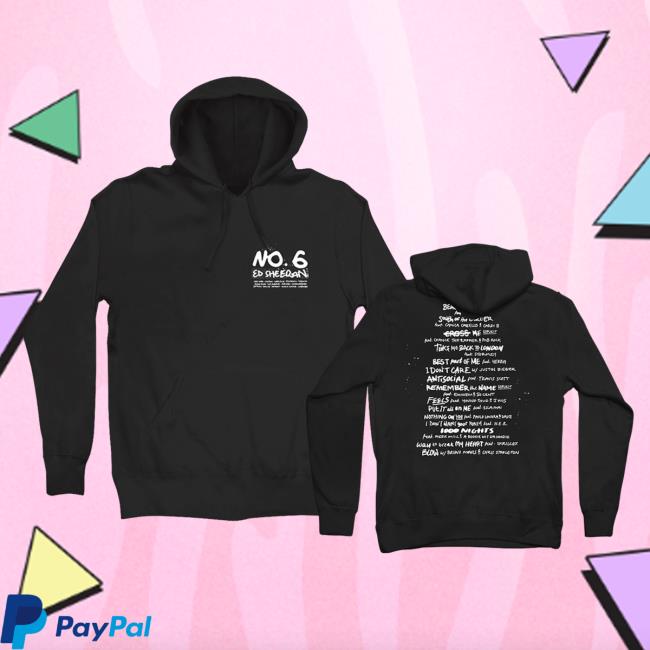 Official Ed Sheeran Store Merch No.6 Collaborations Project Popover Sweatshirt EdSheeran Shop