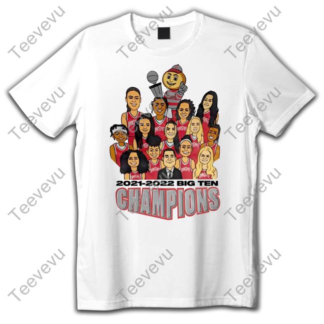 Jonathan Smith Ohio State Wbb 2021 2022 Big Ten Champions T Shirts Lantern Sports