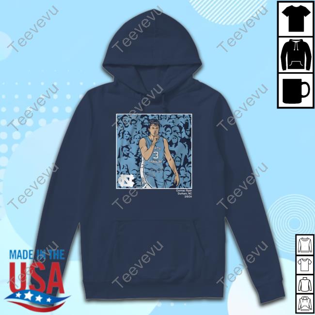 Breakingt Unc Basketball Cormac Ryan 13 Shhh Durham Nc Tees