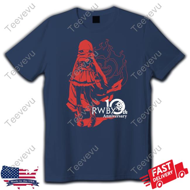 Rwby 10Th Anniversary Hooded Sweatshirt