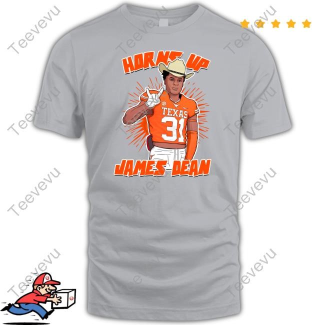 James Simon Horns Up James Dean Tee Shirt Bigsteele32 Horns Up James Dean Tee Shirt