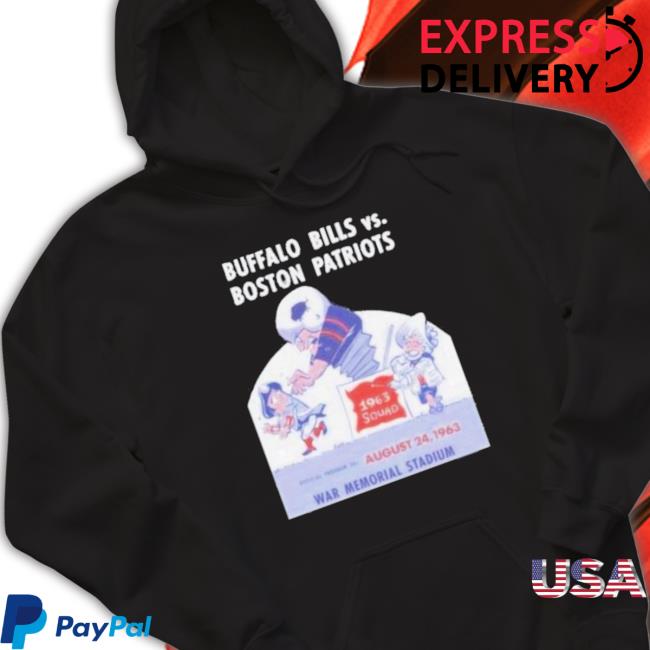 Official Buffalo Bills Vs Boston Patriots War Memorial Stadium Crewneck Sweatshirt Official Buffalo Bills Vs Boston Patriots War Memorial Stadium Classic shirt