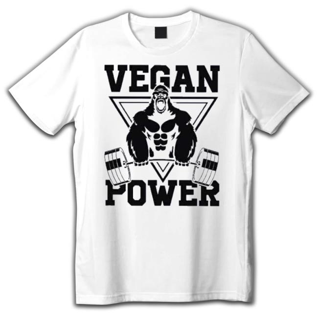 Vegan Power Workout Muscle Gorilla Bodybuilding Shirts