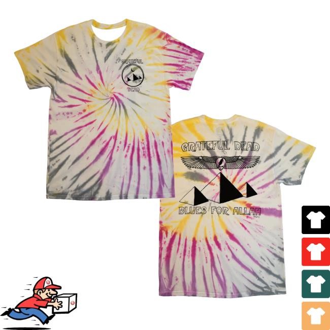 Blues For Allah Custom Tie-Dye Tee Shirt
