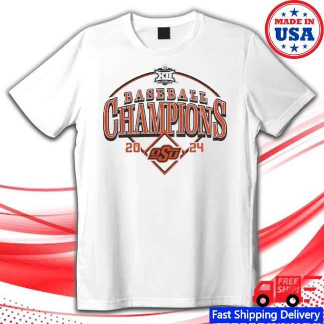 Original Oklahoma State Cowboys Big 12 Baseball Conference Tournament Champions Curveball Break Shirts