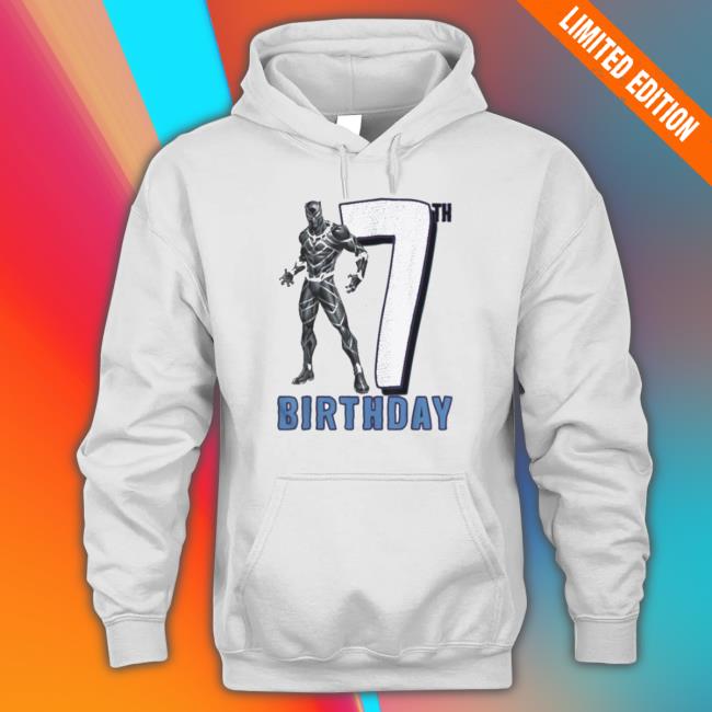 Official Dark Black Panther 7Th Birthday Sweater