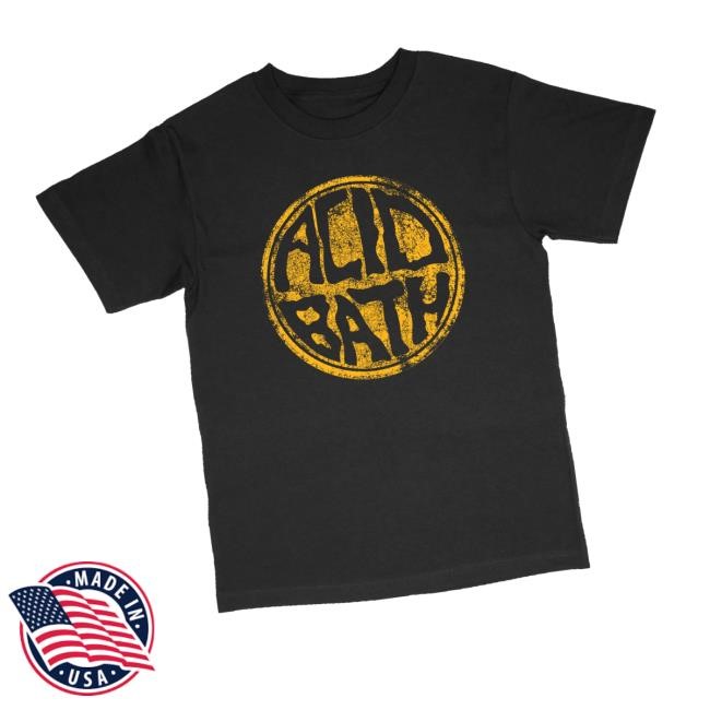 Acid Bath Official Merch Acid Bath Worn 'N Torn Logo Hoodie
