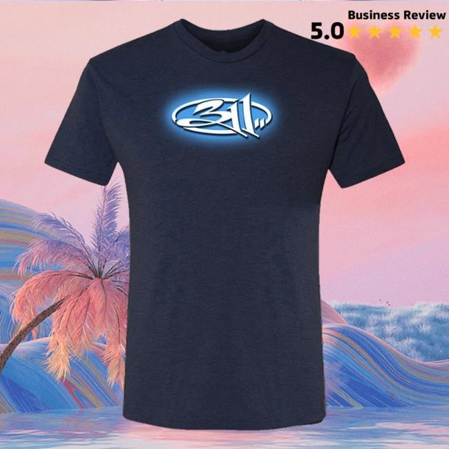 311 Official Store Merch 311 Blue Album Alien Ringer T-Shirt