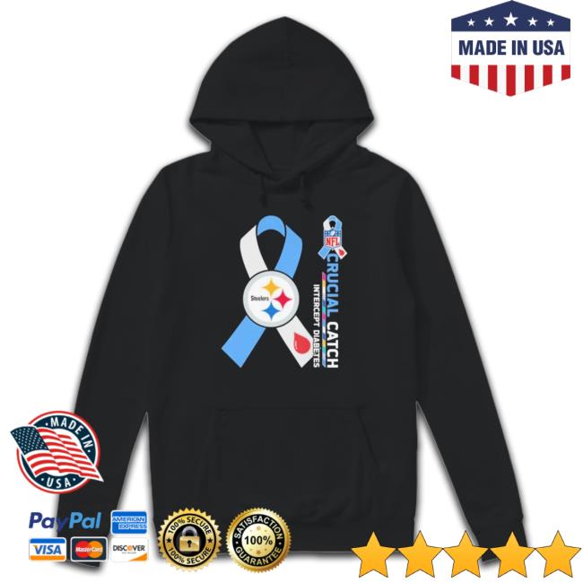 Pittsburgh Steelers Crucial Catch Intercept Diabetes 2023 Sweatshirt