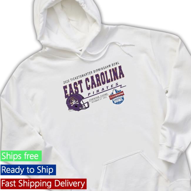 2022 Ticketsmarter Birmingham Bowl East Carolina Pirates Tee Shirt 2022 Ticketsmarter Birmingham Bowl East Carolina Pirates T-shirt