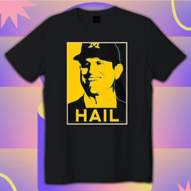 Michigan Wolverines Jim Harbaugh Football Coach Hope Style T-shirt