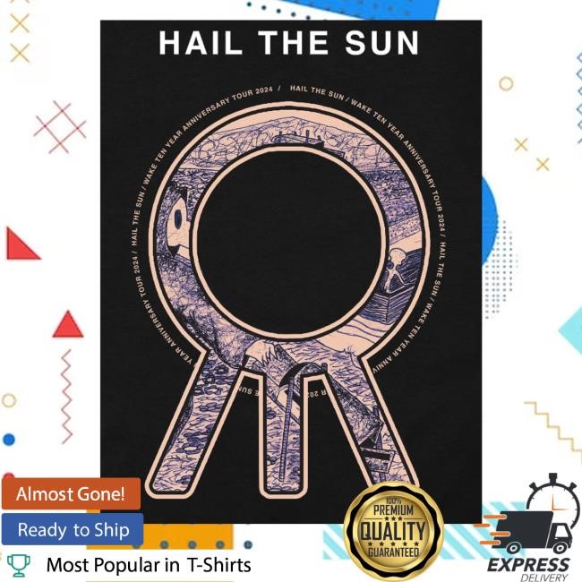 Hail The Sun's Online Store Black Wake Anniversary Logo Tee
