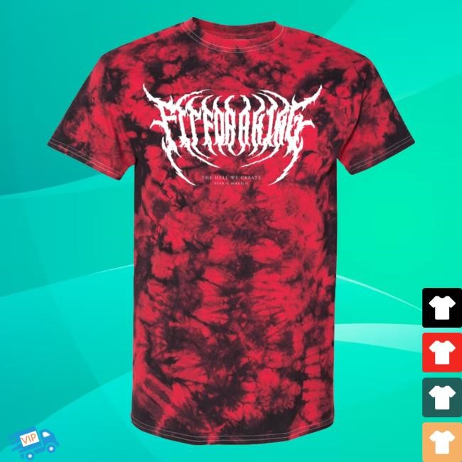 Fit For A King Band Death Metal Dye T Shirt