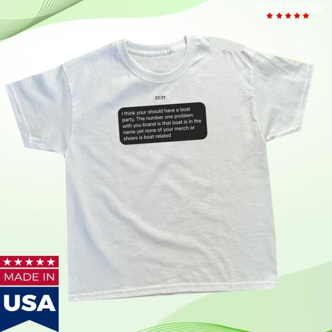 Trending Skip The Boat Merch Store Wave 88 '#1 Problem' Funny Shirt