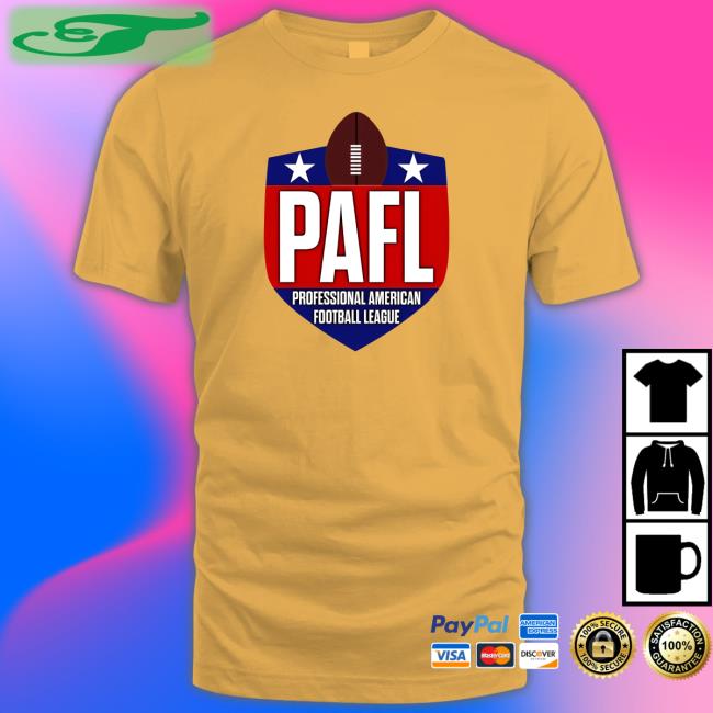 Patmcafeeshow Pafl Professional American Football League Tee Shirt