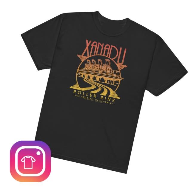 Olivia Newton John Merch Store Shop Sunrise Gradient Xanadu Tee