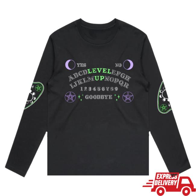 Official Level Up Dub Level Up - Planchette Long Sleeve Tshirt Lil Level Up