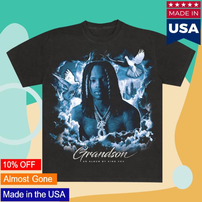 Official Merch Bar Store King Von Don't Miss Shirt New Black MerchBar KingVon Apparel Clothing Shop