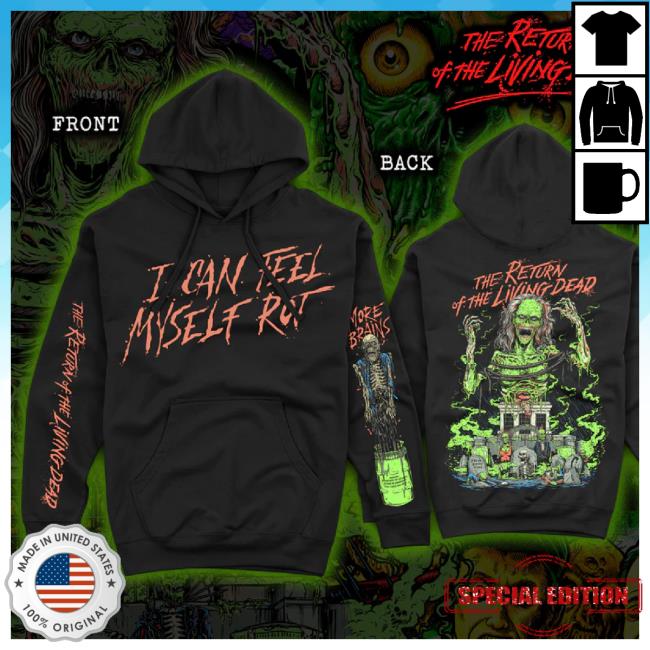 Trending Creep O Rama Merch Store The Return Of The Living Dead “Rot” Pullover Sweaters Creeporama Shop