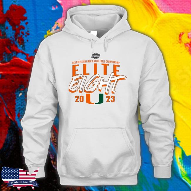 Miami Hurricanes Ncaa Men’S Basketball Elite Eight 2023 Shirt