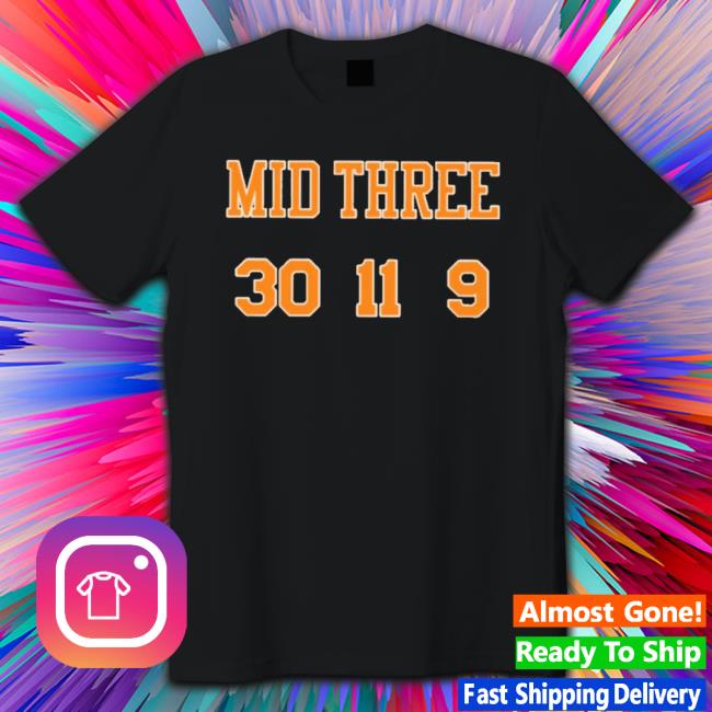 Knicks Muse Mid Three 30 11 9 T-Shirt Knicks Muse Mid Three 30 11 9 Tee