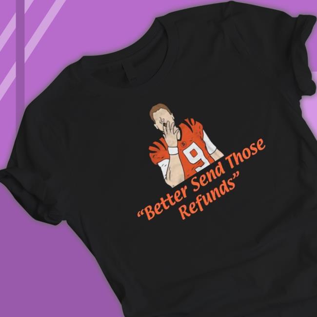 Joe Burow Smoking Better Send Those Refunds Hoodie