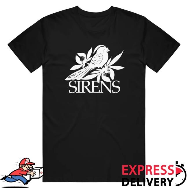 Official Bayside Store Merch Bird Logo Sirens Black Shirt