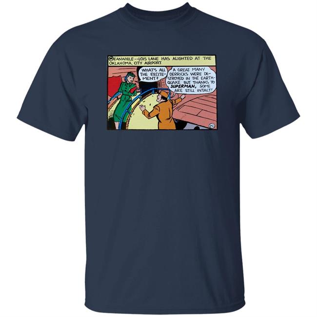 Superman’s 1940 Visit To Oklahoma City Shirt Mayor David Holt