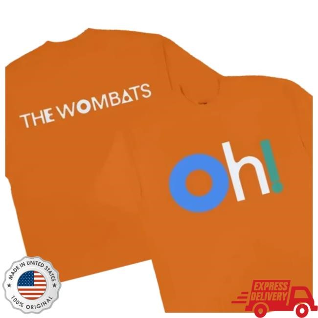 The Wombats Merch Shop Store Official Oh! The Ocean Orange Sweatshirt The Wombats Merch Shop Store Official Oh! The Ocean Orange Sweatshirt