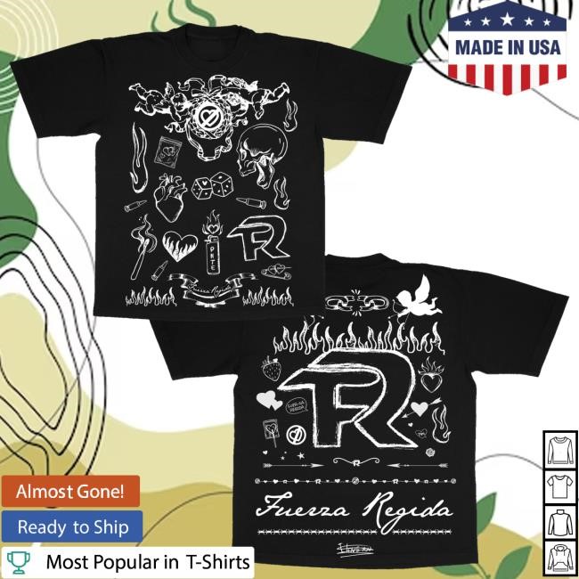 Fuerza Regida Merch Store Love Sketch Tee