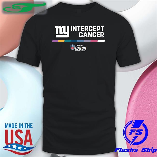 Ny Giants Intercept Cancer Crucial Catch Hoodie