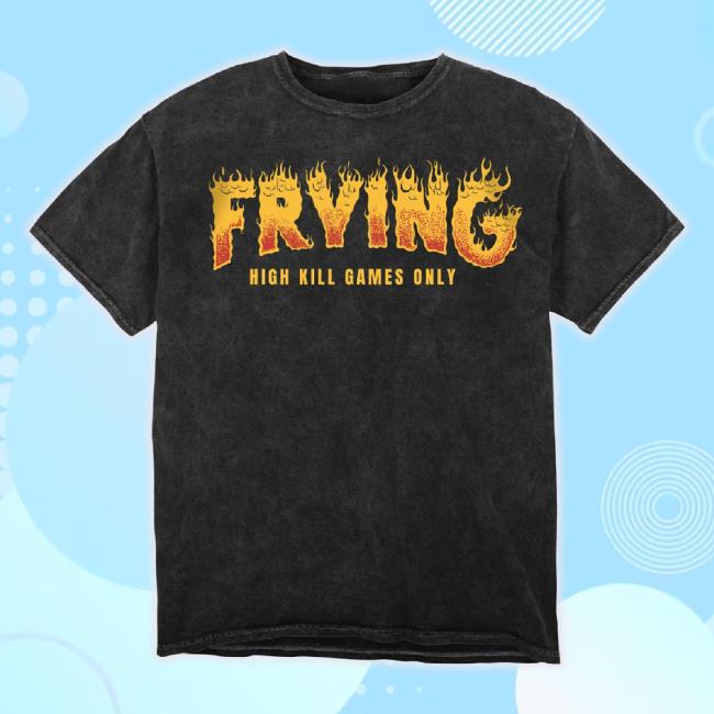 Original Callofduty Merch Store Call Of Duty Mineral Wash Frying T-Shirt Callofduty Shop