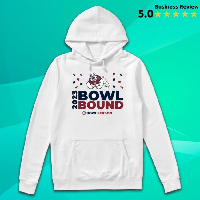 Trending Fresno State Bulldogs 2023 Bowl Bound Bow Season Go Dawgs Logo Tee