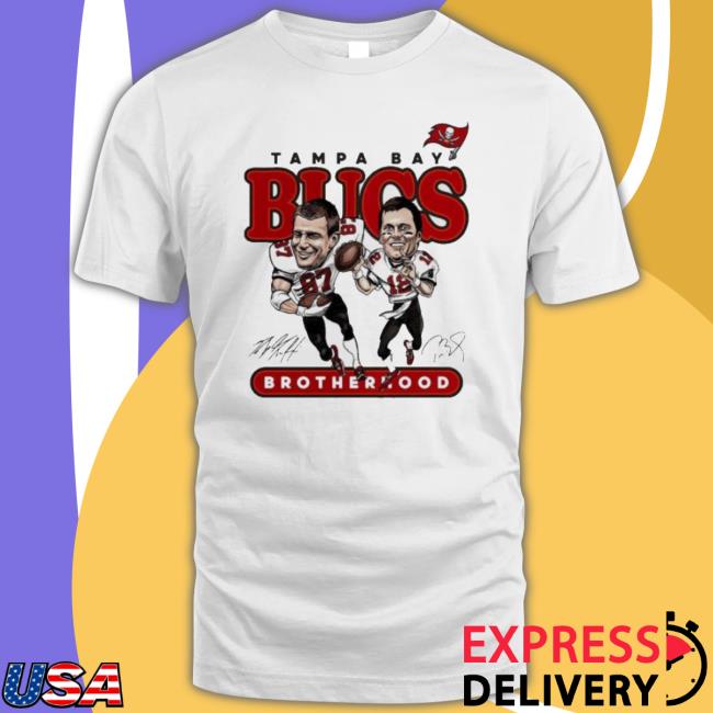 Rob Gronkowski & Tom Brady Tampa Bay Buccaneers T-Shirt