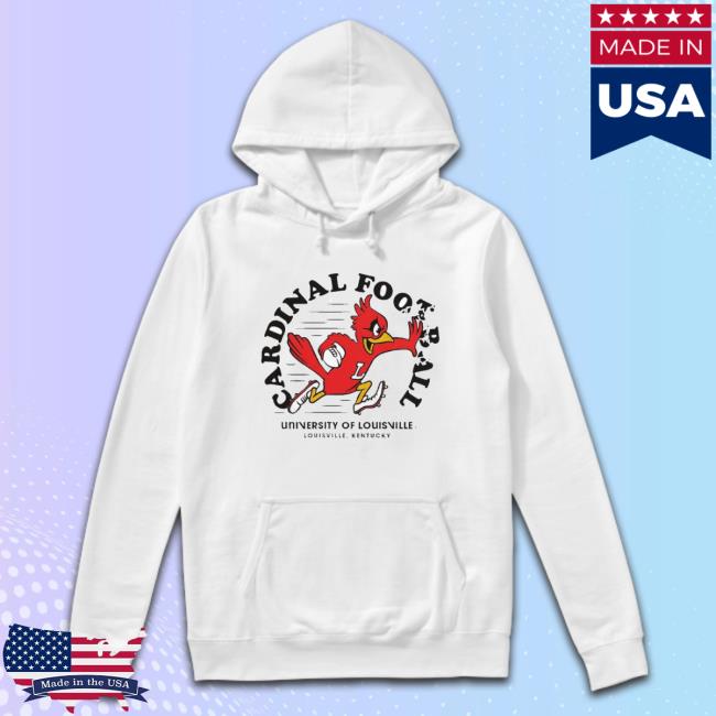 Trending Louisville Cardinals Football University Of Louisville Mascot Hoodie Sweatshirt