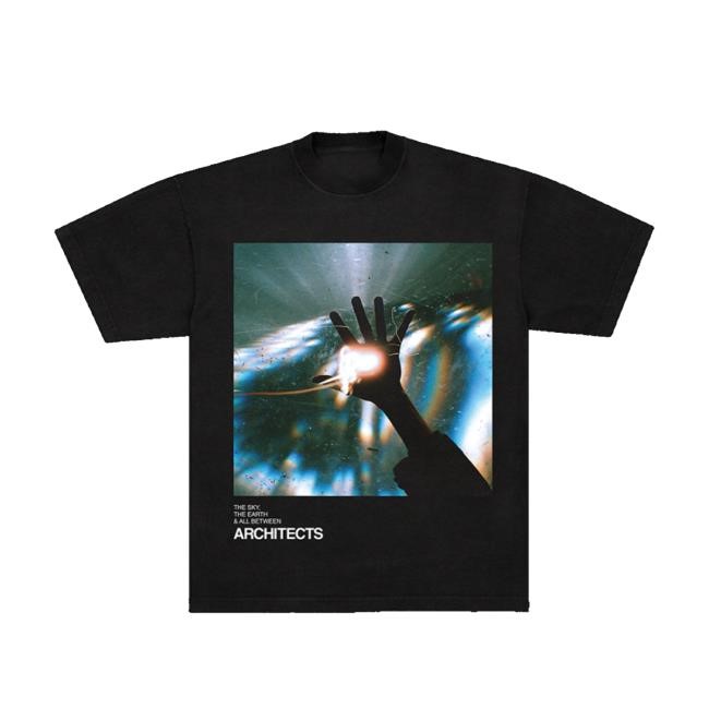 Architects Merch Store The Earth The Sky Album Black Tee