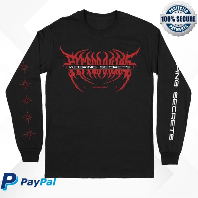 Fitforaking Band Merch Store Shop Keeping Secrets Long Sleeve T Shirt
